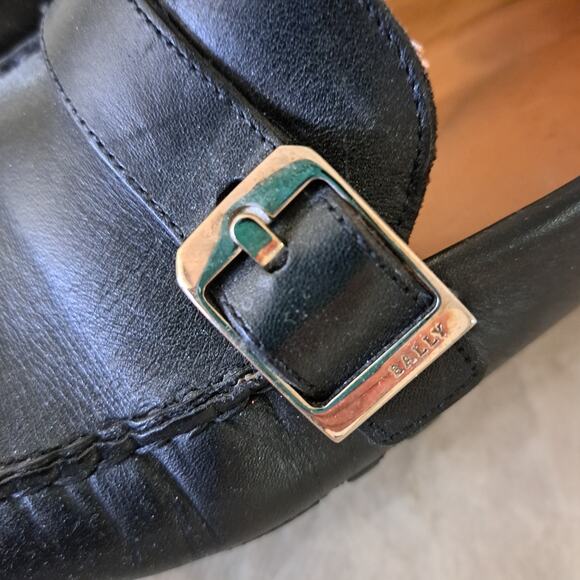 BALLY Women's Alta Classic Driving Moc Loafer in Black Leather Size 38/7.5 - Picture 4 of 12